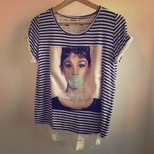 Audrey Hepburn Statement Top